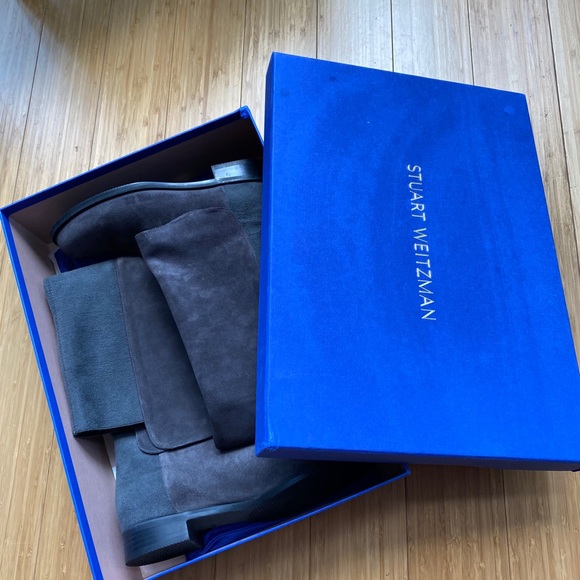 Stuart weitzman suede grey boots - Picture 3 of 5